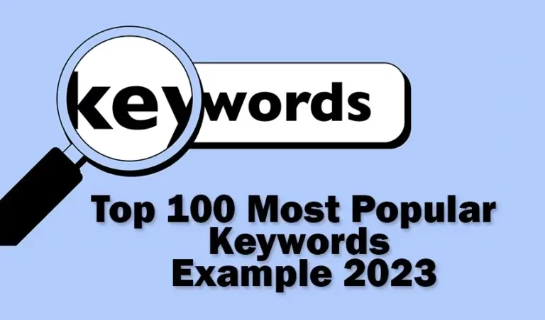 100 Most Popular Google Keywords